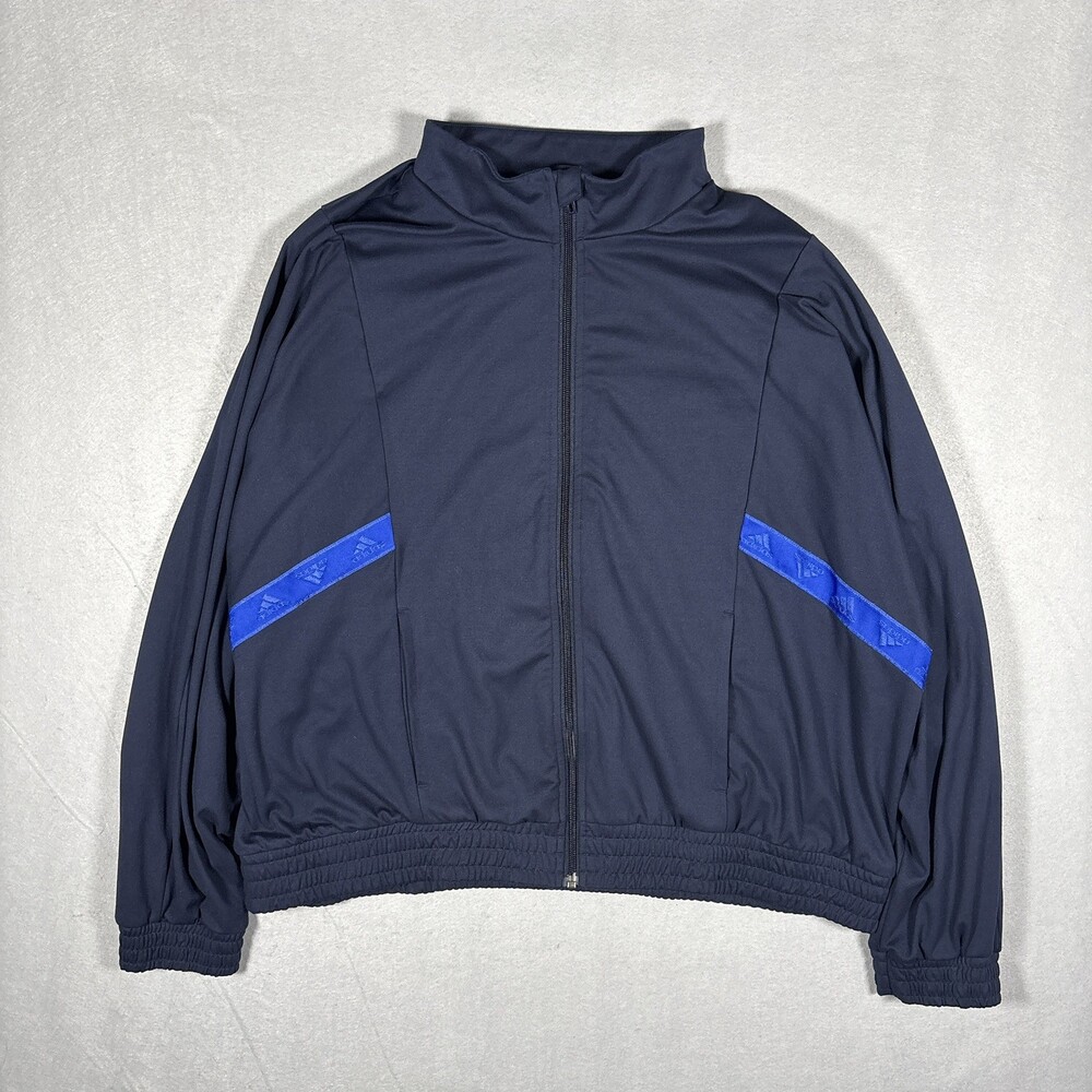 Adidas x Zoe Saldana Collab Zip up Collared Women’s Jacket Sz US 2XL XXL